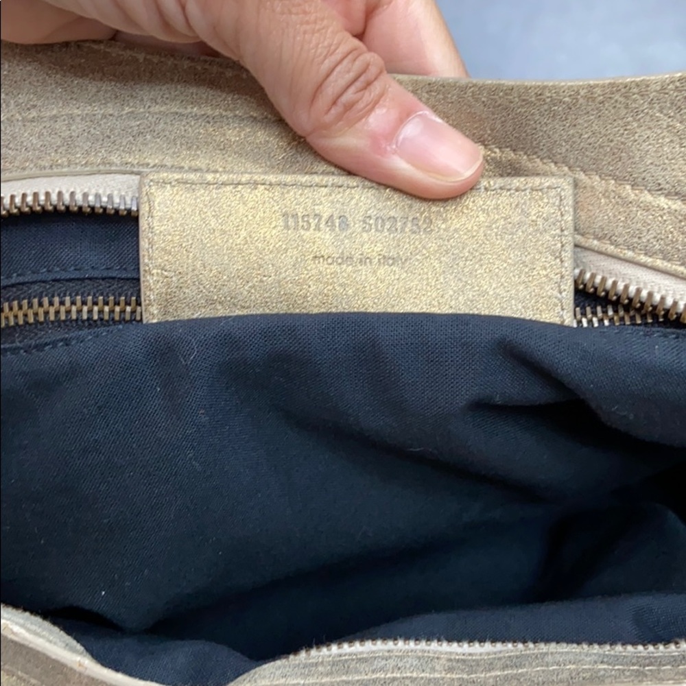 SOLD!!! Balenciaga Classic Metallic Gold City - Picture 7 of 16
